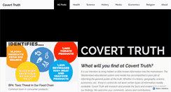 Desktop Screenshot of coverttruth.com