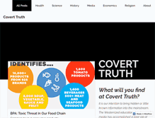 Tablet Screenshot of coverttruth.com